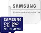 MB-MD512SA/EU PRO PLUS 512GB MICRO SDXC 2023 UHS-I U3 V30 A2 + ADAPTER SAMSUNG από το e-SHOP