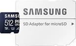 MB-MY512SA/WW PRO ULTIMATE 512GB MICRO SDXC UHS-I U3 V30 A2 + ADAPTER SAMSUNG