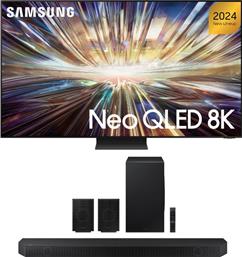 NEO QLED 65 8K MINI LED SMART ΤΗΛΕΟΡΑΣΗ 65QN800D + HW-Q990D/EN SOUNDBAR 656W 11.1.4 - ΜΑΥΡΟ SAMSUNG