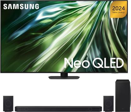 NEO QLED 75 4K SMART ΤΗΛΕΟΡΑΣΗ 75QN90D + HW-Q930D SOUNDBAR 540W 9.1.4 - ΜΑΥΡΟ SAMSUNG