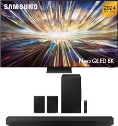 SAMSUNG NEO QLED 75 8K SMART ΤΗΛΕΟΡΑΣΗ 75QN800D + SAMSUNG HW-Q990D/EN SOUNDBAR 656W 11.1.4 - ΜΑΥΡΟ