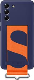 S21 FE SILICONE COVER WITH STRAP BLACK ΘΗΚΗ ΚΙΝΗΤΟΥ SAMSUNG