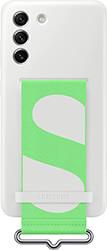 SILICONE COVER MIT STRAP GALAXY S21 FE G990 WHITE EF-GG990TW SAMSUNG