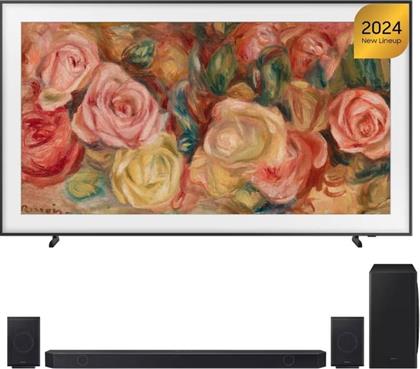 THE FRAME QLED 85 4K SMART ΤΗΛΕΟΡΑΣΗ 85LS03D + HW-Q930D SOUNDBAR 540W 9.1.4 - ΜΑΥΡΟ SAMSUNG