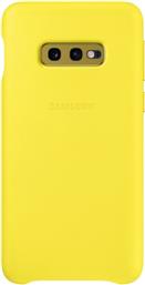 ΘΗΚΗ GALAXY S10E - LEATHER COVER - YELLOW SAMSUNG
