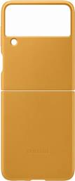 ΘΗΚΗ GALAXY Z FLIP 3 LEATHER COVER - MUSTARD SAMSUNG