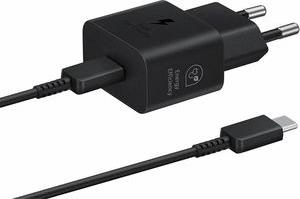 WALL CHARGER 25W 3A USB TYPE-C BLACK + CABLE TYPE-C EP-T2510XB SAMSUNG