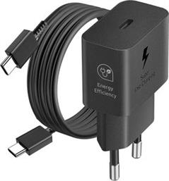 WALL CHARGER 25W 3A USB TYPE-C BLACK EP-T2510NB SAMSUNG