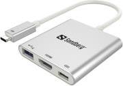 136-00 USB TYPE-C MINI DOCK HDMI+USB SANDBERG