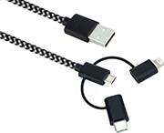 3IN1 LIGHTNING MICRO USB USB-C 1M (441-01) SANDBERG