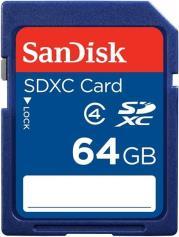 64GB SECURE DIGITAL XC CLASS 4 SDSDB-064G-B35 SANDISK