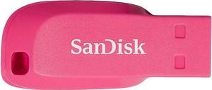 CRUZER BLADE 32GB USB 2.0 FLASH DRIVE PINK SDCZ50C-032G-B35PE SANDISK