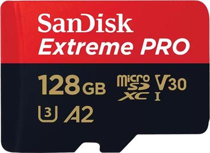 EXTREME PRO MICROSDXC 128GB 200MB/SEC ΚΑΡΤΑ MΝΗΜΗΣ SANDISK