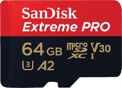 EXTREME PRO MICROSDXC 64GB 200MB/SEC ΚΑΡΤΑ MΝΗΜΗΣ SANDISK