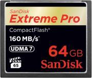 SDCFXPS-064G-X46 EXTREME PRO 64GB COMPACT FLASH UDMA-7 MEMORY CARD SANDISK