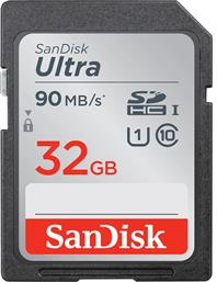 SDHC 32GB ULTRA CLASS 10 U1 UHS-I SANDISK από το PUBLIC