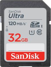 SDSDUN4-032G-GN6IN 32GB ULTRA SDHC C10 U1 120MB/S SANDISK