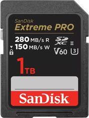 SDSDXEP-1T00-GN4IN EXTREME PRO 1TB SDXC 280MB/S UHS-II V60 U3 CLASS 10 SANDISK