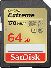 SDSDXV2-064G-GNCIN EXTREME 64GB SDXC UHS-I U3 V30 SANDISK
