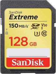 SDSDXV5-128G-GNCIN EXTREME 128GB SDXC UHS-I U3 V30 CLASS 10 SANDISK από το e-SHOP