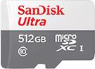 SDSQUNR-512G-GN6TA ULTRA 512GB MICRO SDXC UHS-I CLASS 10 + SD ADAPTER SANDISK