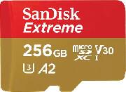 SDSQXAV-256G-GN6MA EXTREME 256GB MICRO SDXC UHS-I CARD U3 V30 A2 CLASS 10 SANDISK από το e-SHOP