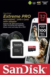 SDSQXCG-032G-GN6MA EXTREME PRO A1 32GB MICRO SDHC UHS-I U3 WITH ADAPTER SANDISK