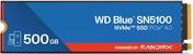 SSD WD BLUE SN5100 500GB NVME PCI GEN4 X4 M.2 2280 WDS500G5B0E SANDISK
