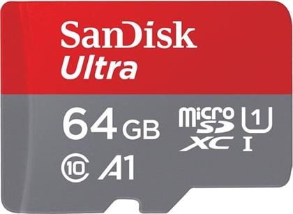 ULTRA MICROSDXC 64GB U1 A1 ΜΕ ΑΝΤΑΠΤΟΡΑ SANDISK από το PUBLIC