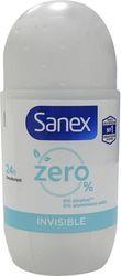 ΑΠΟΣΜΗΤΙΚΟ ZERO% INVISIBLE ROLL-ON 50ML SANEX από το e-SHOP