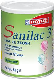 ΒΡΕΦΙΚΟ ΓΑΛΑ 3 ΣΚΟΝΗ 800G SANILAC