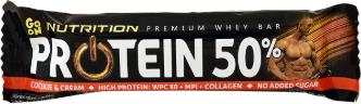 ΜΠΑΡΑ ΠΡΩΤΕΙΝΗΣ ΜΕ ΜΠΙΣΚΟΤΟ ΚΑΙ ΚΡΕΜΑ GO ON PROTEIN 50% (40G) SANTE