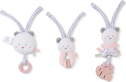 ΚΡΕΜΑΣΤΑ ΛΟΥΤΡΙΝΑ ΖΩΑΚΙΑ ΔΡΑΣΤΗΡΙΟΤΗΤΑΣ (ΣΕΤ 3ΤΜΧ) SWEET AND FUN ΡΟΖ 21753 SARO