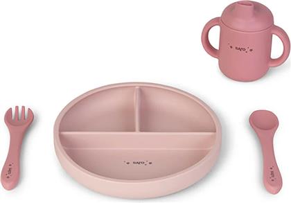 ΠΑΙΔΙΚΟ ΣΕΤ ΦΑΓΗΤΟΥ 4ΤΜΧ ΡΟΖ 17603 SARO