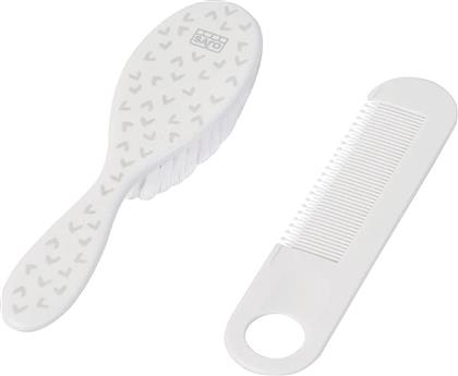 ΒΡΕΦΙΚΟ ΣΕΤ ΒΟΥΡΤΣΑ + ΧΤΕΝΑ WHITE 09306 SARO