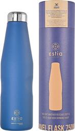 ΜΠΟΥΚΑΛΙ ΘΕΡΜΟΣ ESTIA TRAVEL FLASK DENIM BLUE (750ML) SAVE THE AEGEAN