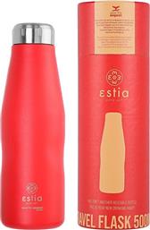 ΜΠΟΥΚΑΛΙ ΘΕΡΜΟΣ TRAVEL FLASK SCARLET RED 500ML SAVE THE AEGEAN