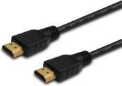 CL-05 CABLE HDMI 1.4 3D ETHERNET GOLD PLATED 2M BLACK SAVIO