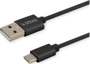 CL-129 USB - USB TYPE C CABLE 2.1A 2M SAVIO