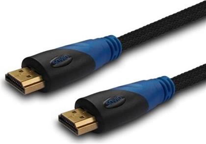 CL-48 HDMI CABLE 2 M HDMI TYPE A (STANDARD) BLACK,BLUE SAVIO από το PUBLIC