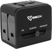 UNIVERSAL TRAVEL ADAPTER & USB CHARGER TA-23 SBOX