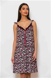 ΓΥΝΑΙΚΕΙΟ ΝΥΧΤΙΚΟ ΑΜΑΝΙΚΟ ΜΕ FLORAL PRINT - 5658 ΠΟΛΥΧΡΩΜΟ SCHERZO