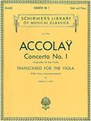 ACCOLAY - CONCERTO NO1 IN A MINOR SCHIRMER