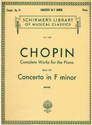 CHOPIN - CONCERTO N.2 OP.21 (F MIN) SCHIRMER