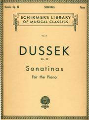 DUSSEK - SONATINAS OP. 20 SCHIRMER