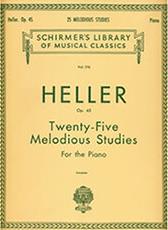 HELLER STEPHEN - TWENTY FIVE MELODIOUS STUDIES OP. 45 SCHIRMER