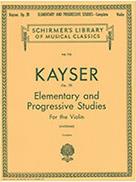 KAYSER - 36 ETUDES OP.20 SCHIRMER