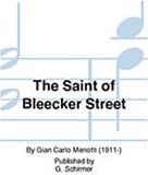 MENOTTI - THE SAINT OF BLEECKER STREET SCHIRMER