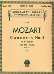 MOZART - CONCERTO N. 11 ( F) KV 413 SCHIRMER