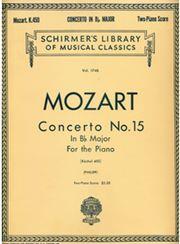 MOZART - CONCERTO N. 15 (BB) KV 450 SCHIRMER